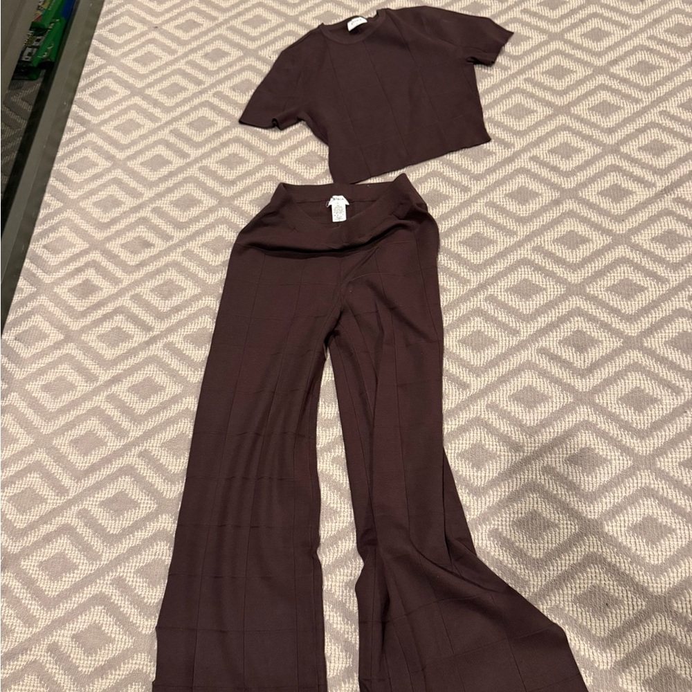 Storia Chocolate Wide Leg Jumpsuit